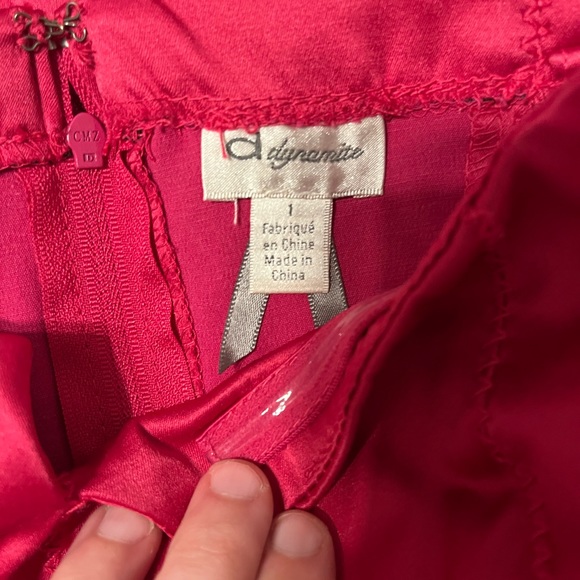 Pink corset style strapless top - Picture 3 of 3